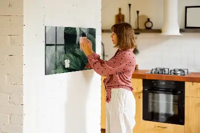 Tropical Monstera Magnet Board