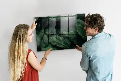Tropical Monstera Magnet Board