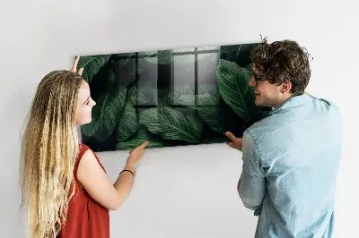 Tropical Monstera Magnet Board