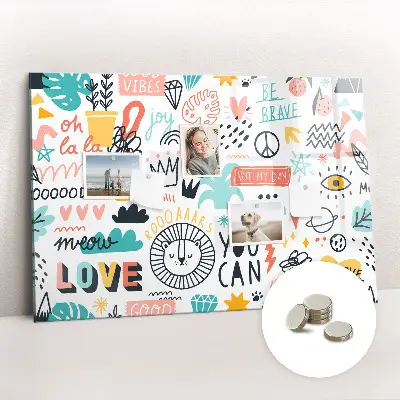 Magnetic glass dry erase board Pictures sketches