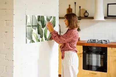 Palm leaves magnetic board