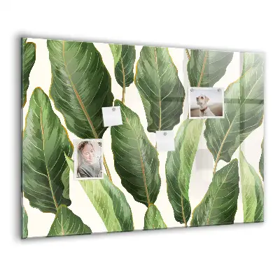 Palm leaves magnetic board