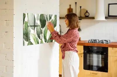 Palm leaves magnetic board