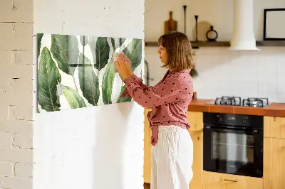 Palm leaves magnetic board