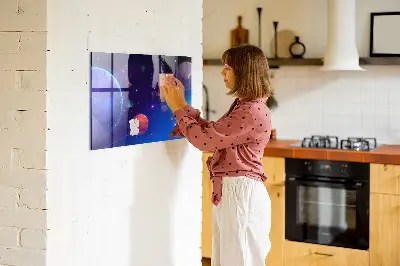 Planets and galaxy magnetic wall board