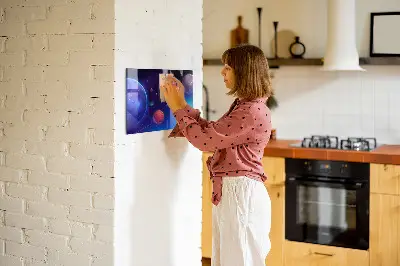 Planets and galaxy magnetic wall board