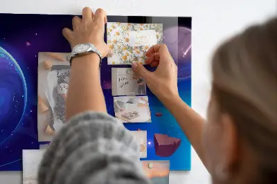 Planets and galaxy magnetic wall board