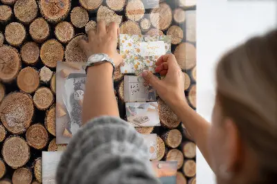 Tree Rings Magnetic Glass Dry Erase Board