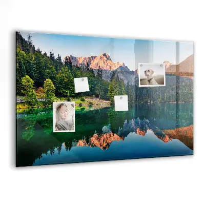 Magnet board Lake landscape