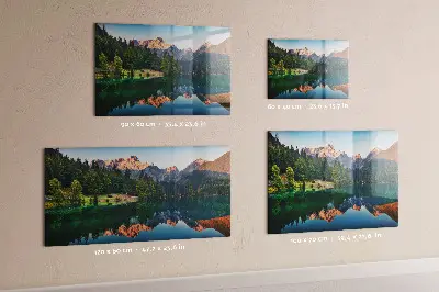 Lake landscape magnet board