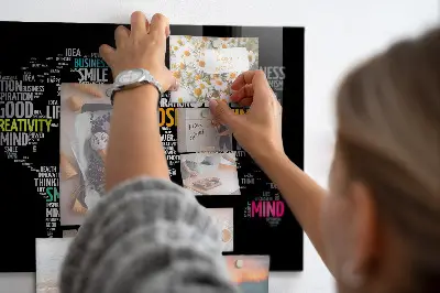 Magnetic Positive World Map Wall Board