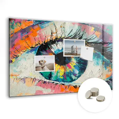 Magnet board The pupil of the human eye