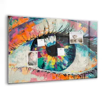 Magnet board The pupil of the human eye