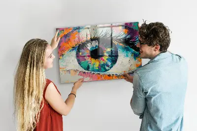 Magnet board The pupil of the human eye