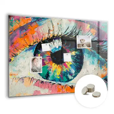 Magnet board The pupil of the human eye
