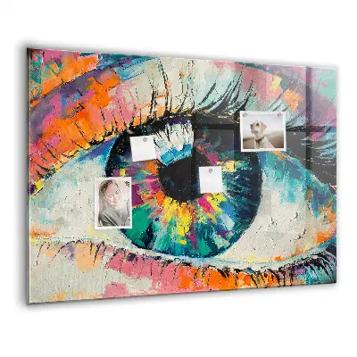 Magnet board The pupil of the human eye