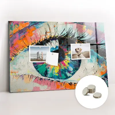 Magnet board The pupil of the human eye