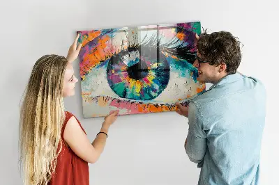 Magnet board The pupil of the human eye