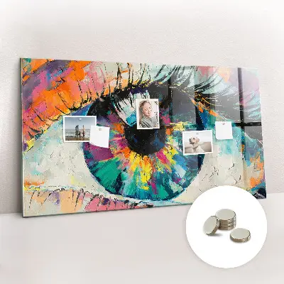 Magnet board The pupil of the human eye