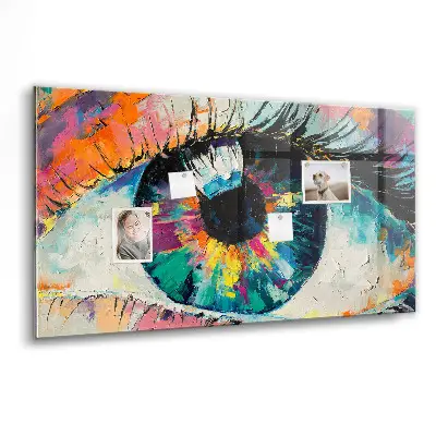 Magnet board The pupil of the human eye