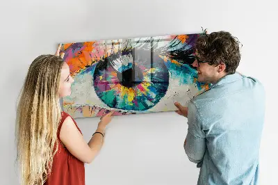 Magnet board The pupil of the human eye