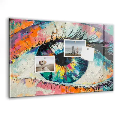 Magnet board The pupil of the human eye