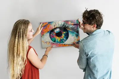 Magnet board The pupil of the human eye