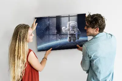 Astronaut magnetic wall board