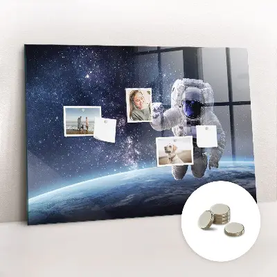 Magnetic wall board Astronaut