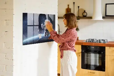 Astronaut magnetic wall board