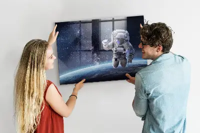 Astronaut magnetic wall board