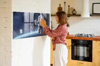 Astronaut magnetic wall board