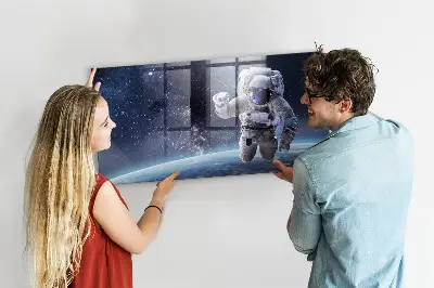 Magnetic wall board Astronaut