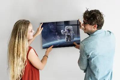 Magnetic wall board Astronaut