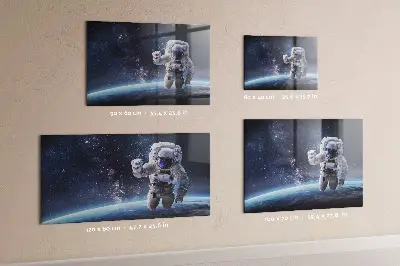 Astronaut magnetic wall board