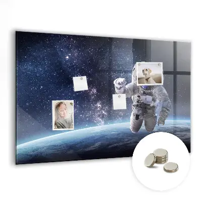 Astronaut magnetic wall board
