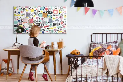 Magnetic glass dry erase board Pictures sketches