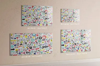 Magnetic glass dry erase board Pictures sketches