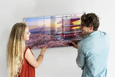 Japanese construction magnetic wall board
