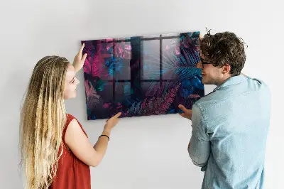 Exotic Flowers Magnetic Board