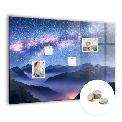 Magnetic wall board Milky Way