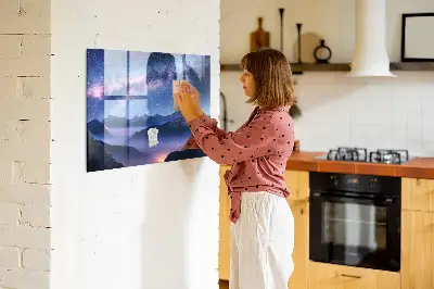 Milky Way magnetic wall board