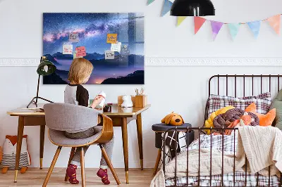 Milky Way magnetic wall board