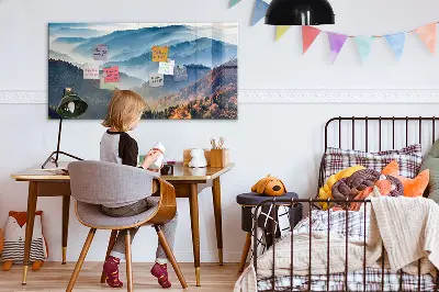 Mountain landscape magnetic board