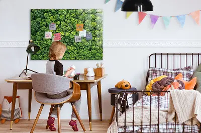 Forest from a bird's eye view magnetic glass dry erase board