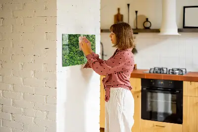 Forest from a bird's eye view magnetic glass dry erase board