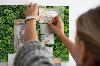 Forest from a bird's eye view magnetic glass dry erase board