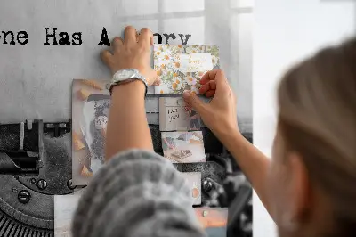 Magnetic glass dry erase board Everyone has a story