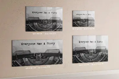 Magnetic glass dry erase board Everyone has a story