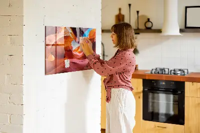 Canyon magnetic wall board